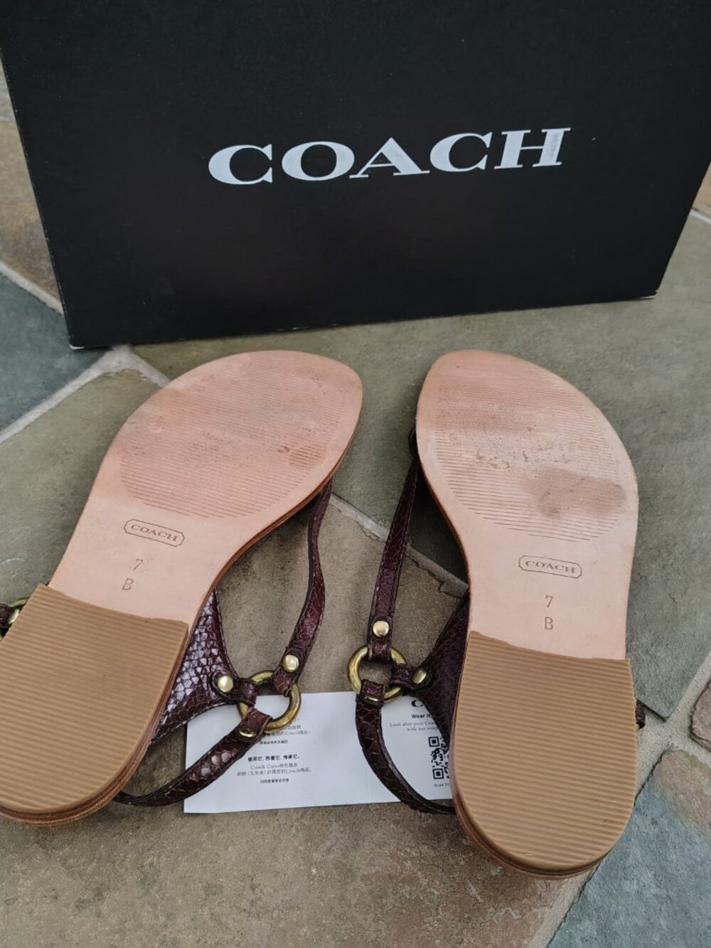 Coach Leather Sandals - Picture 6 of 6
